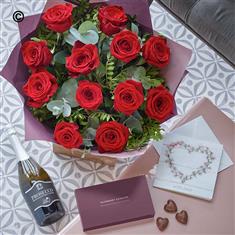 Red Romance Bubbly Gift Set 